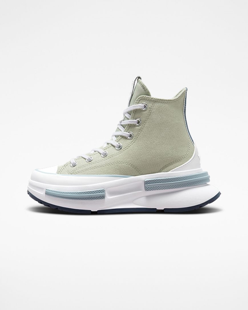 Zapatillas Altas Converse Run Star Legacy CX Mujer Verde Oliva | PE 7WL4P2